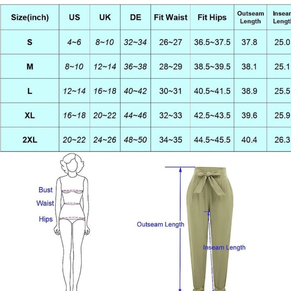 GRACE KARIN Black High Waisted Ankle Bow Pants - Picture 12 of 16